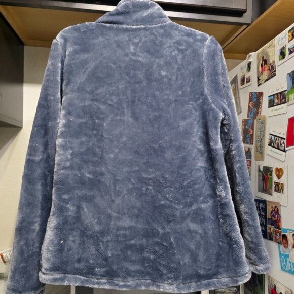 32 Degrees Women's Teddy Jacket in Blue Gray - Picture 7 of 10